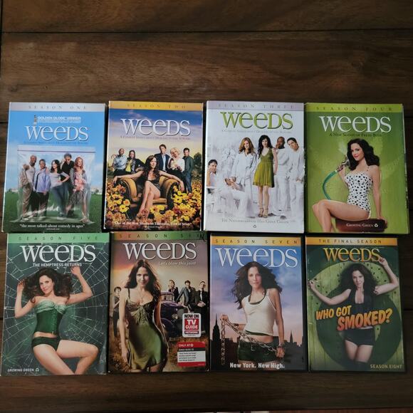 Set of 8 DVDs Weeds Seasons 1-8 - Picture 1 of 4